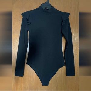 Black Bodysuit Top
